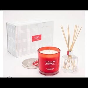 HomeWorx by Slatkin & Co. Garland Berry Candle and Diffuser Set